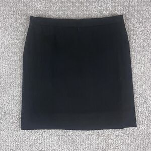 Vintage Escada Margaretha Ley Skirt Womens Eight Mini Straight Wool German Made